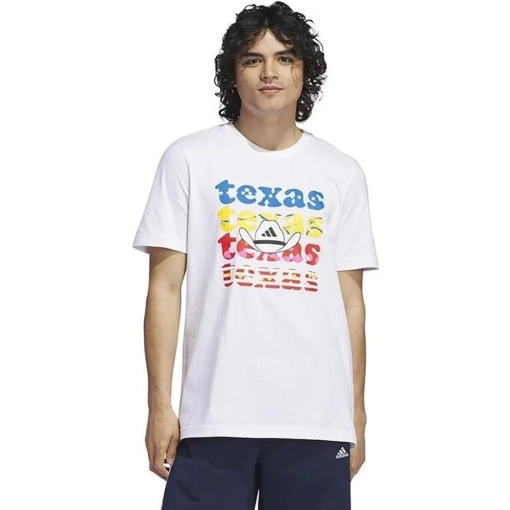 Adidas Men's Texas Short Sleeve T-Shirt 2X-Large